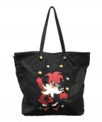 PRADAプラダ）の古着「テスートナイロン×サフィアーノレザー ピエロ トートバッグ」｜ブラック