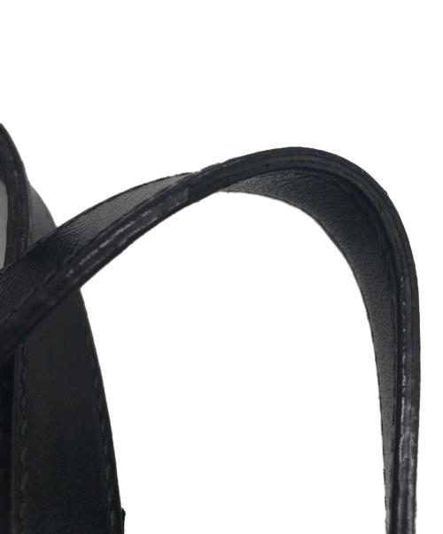 PRADA（プラダ）PRADA (プラダ) テスートナイロン×サフィアーノレザー ピエロ トートバッグ ブラックの古着・服飾アイテム