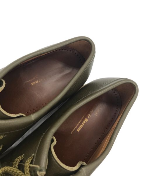 PADMORE&BARNES（パドモア&バーンズ）PADMORE&BARNES (パドモア&バーンズ) レザーワラビーシューズ グリーン サイズ:27の古着・服飾アイテム