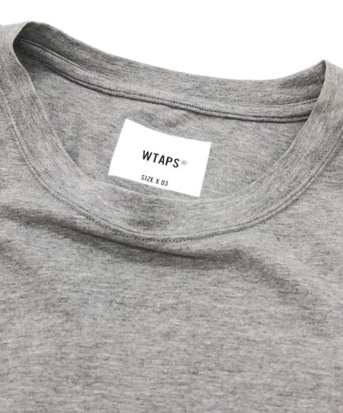 WTAPS（ダブルタップス）WTAPS (ダブルタップス) ロングスリーブカットソー グレー サイズ:3の古着・服飾アイテム