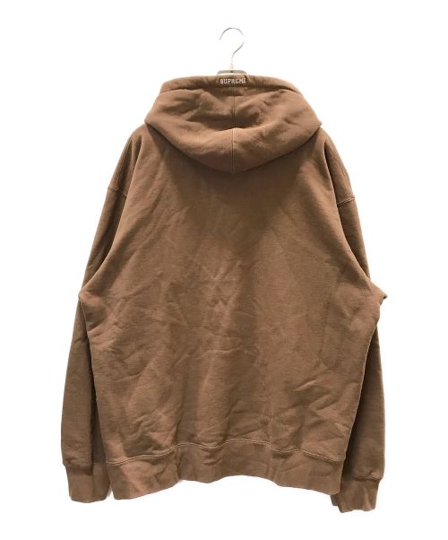 SUPREME（シュプリーム）SUPREME (シュプリーム) ツノSロゴフーディー ブラウン サイズ:XXLの古着・服飾アイテム
