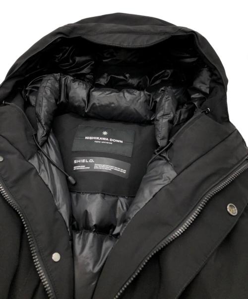 nano・universe（ナノ・ユニバース）nano・universe (ナノ・ユニバース) 西川ダウン(R) [SHIELD] SOLOTEX MATSUMI ブラック サイズ:Sの古着・服飾アイテム