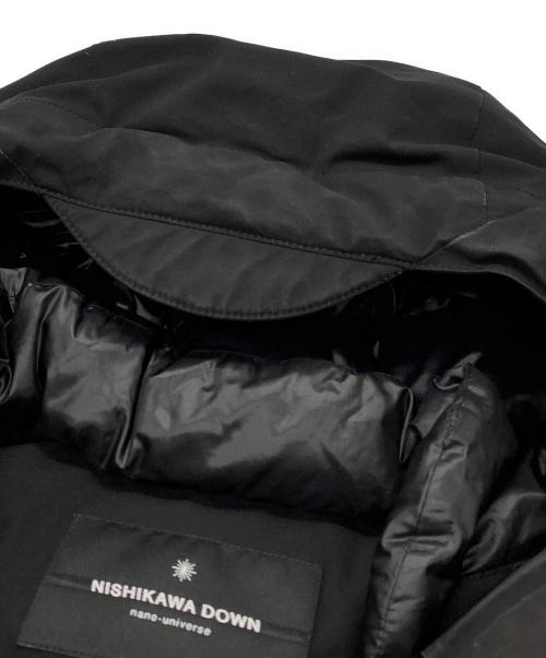 nano・universe（ナノ・ユニバース）nano・universe (ナノ・ユニバース) 西川ダウン(R) [SHIELD] SOLOTEX MATSUMI ブラック サイズ:Sの古着・服飾アイテム