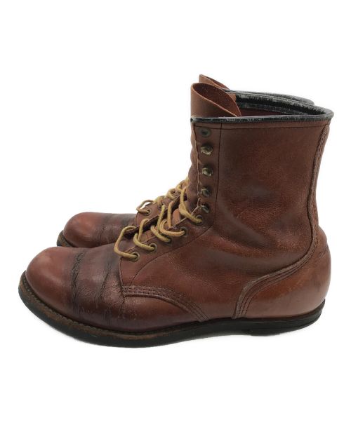 RED WING（レッドウィング）RED WING (レッドウィング) プレーントゥ ブーツ ブラウン サイズ:28の古着・服飾アイテム