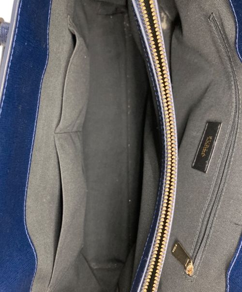 FURLA（フルラ）FURLA (フルラ) ハンドバッグ ネイビーの古着・服飾アイテム