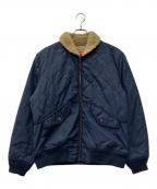 SUPREMEシュプリーム）の古着「Quilted Nylon Tanker Jacket」｜ネイビー