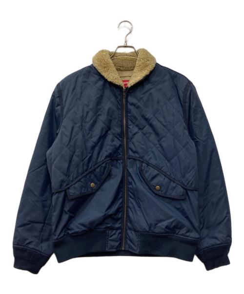 SUPREME（シュプリーム）SUPREME (シュプリーム) Quilted Nylon Tanker Jacket ネイビー サイズ:Mの古着・服飾アイテム