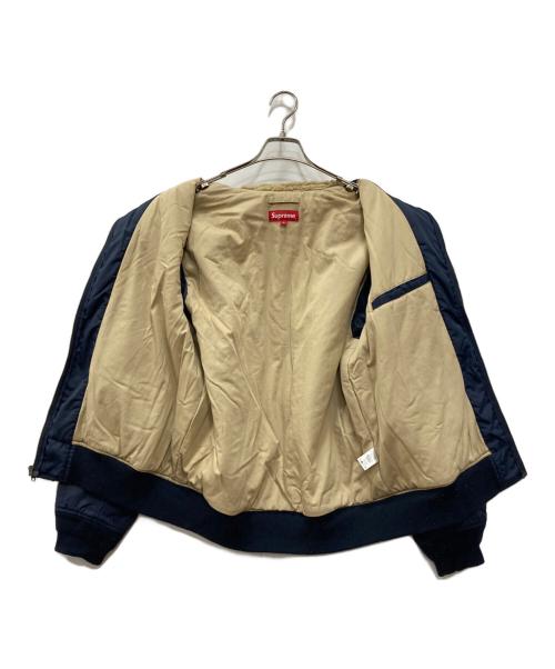 SUPREME（シュプリーム）SUPREME (シュプリーム) Quilted Nylon Tanker Jacket ネイビー サイズ:Mの古着・服飾アイテム