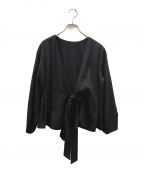 Demi-Luxe Beamsデミルクス ビームス）の古着「2WAY カシュクールブラウス」｜ブラック