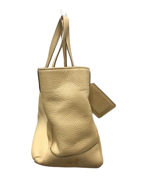 A.D.M.J.（エーディーエムジェイ）A.D.M.J. (エーディーエムジェイ) レザートートバッグ ベージュ サイズ:下記参照の古着・服飾アイテム