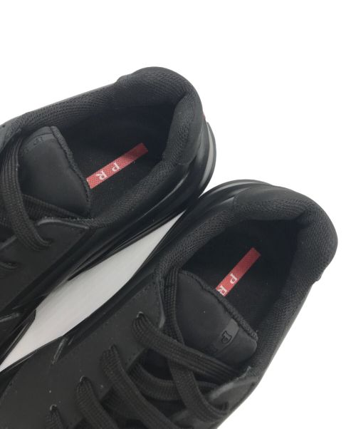 PRADA（プラダ）PRADA (プラダ) ポラリウススニーカー ブラック サイズ:7の古着・服飾アイテム