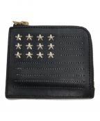 Hollywood Trading Companyハリウッドトレーディングカンパニー）の古着「スタッズコインケース」｜ブラック