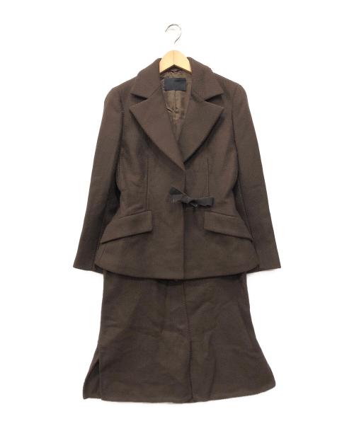 PRADA（プラダ）PRADA (プラダ) セットアップ ブラウン サイズ:40の古着・服飾アイテム
