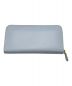 PRADA (プラダ) SAFFIANO EMBOSS ROUND ZIP WALLET ブルー サイズ:下記参照：29000円