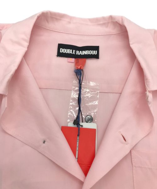 DOUBLE RAINBOUU（ダブルレインボー）DOUBLE RAINBOUU (ダブルレインボー) PINK TIGER HAWAIIAN SHIRT ピンク サイズ:S 未使用品の古着・服飾アイテム