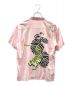 DOUBLE RAINBOUU (ダブルレインボー) PINK TIGER HAWAIIAN SHIRT ピンク サイズ:S 未使用品：9000円