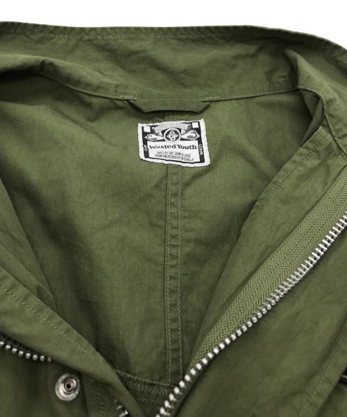 WASTED YOUTH（ウェイステッドユース）WASTED YOUTH (ウエステッド ユース) Military Coat オリーブ サイズ:Lの古着・服飾アイテム