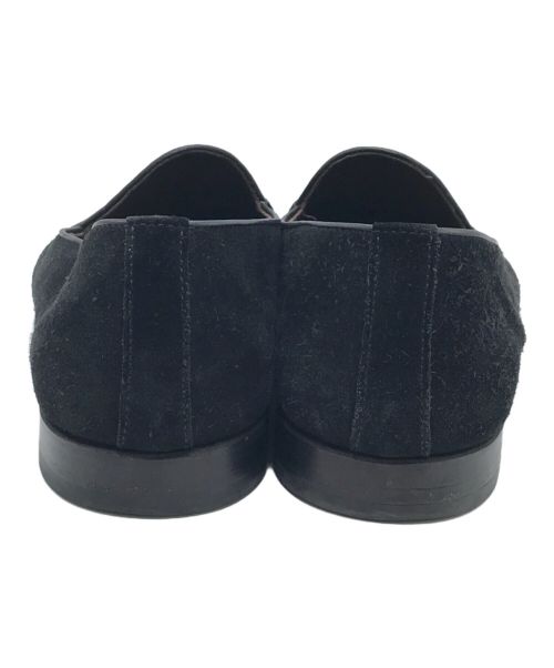 POLPETTA（ポルペッタ）POLPETTA (ポルペッタ) Brilla per il gusto (ブリッラ ペル イルグースト) 別注 PASSO スエードローファー ブラック サイズ:42の古着・服飾アイテム