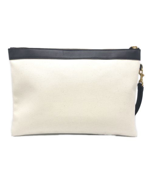 BALENCIAGA（バレンシアガ）BALENCIAGA (バレンシアガ) クラッチバッグ アイボリー×ブラック サイズ:下記参照の古着・服飾アイテム
