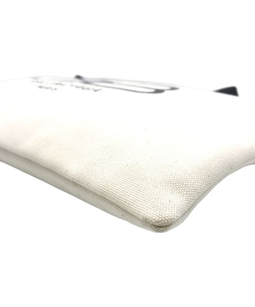 BALENCIAGA（バレンシアガ）BALENCIAGA (バレンシアガ) クラッチバッグ アイボリー×ブラック サイズ:下記参照の古着・服飾アイテム