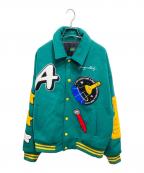 A FEW GOOD KIDSアフューグッドキッズ）の古着「スタジャン」｜グリーン