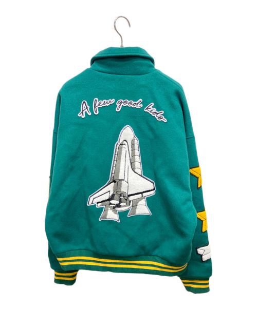 A FEW GOOD KIDS（アフューグッドキッズ）A FEW GOOD KIDS (アフューグッドキッズ) スタジャン グリーン サイズ:Ｌの古着・服飾アイテム