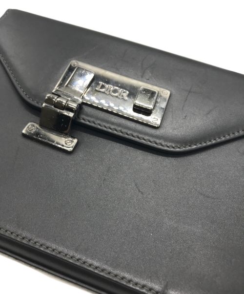 Christian Dior（クリスチャン ディオール）Christian Dior (クリスチャン ディオール) ロックメッセンジャーバッグ ブラック サイズ:下記参照の古着・服飾アイテム