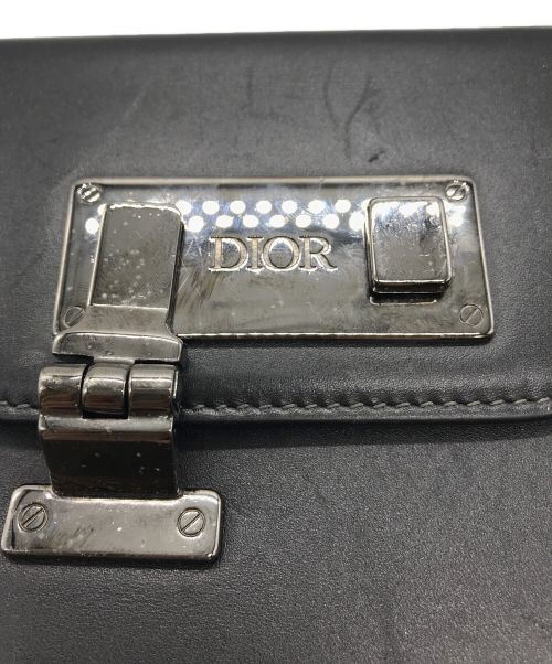 Christian Dior（クリスチャン ディオール）Christian Dior (クリスチャン ディオール) ロックメッセンジャーバッグ ブラック サイズ:下記参照の古着・服飾アイテム