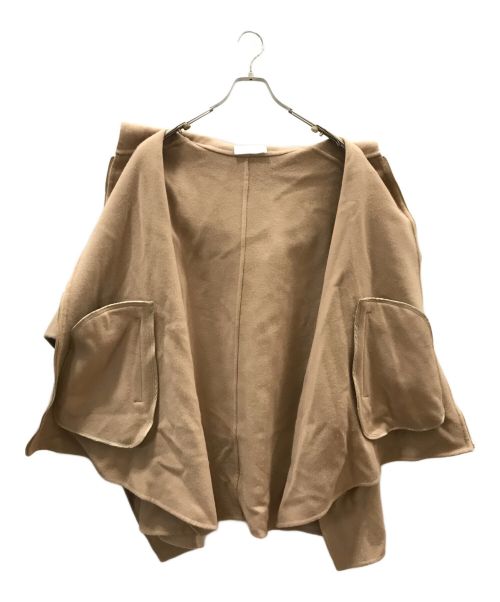 AP STUDIO（エーピーストゥディオ）AP STUDIO (エーピーストゥディオ) ダブルフェイスポンチョコート ブラウン サイズ:FREEの古着・服飾アイテム