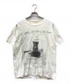 BIOTOP×Bruce Weber×10Cビオトープ×ブルース・ウェバー×テンシー）の古着「Anniversary Photo T-shirts cats Tシャツ」｜ホワイト