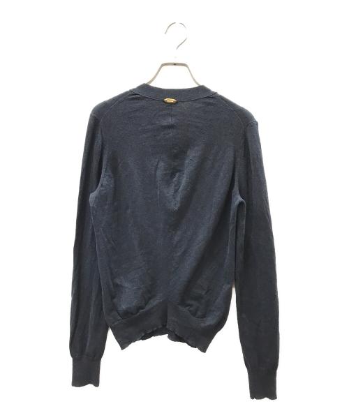 MUSE de Deuxieme Classe（ミューズ ドゥーズィエム クラス）MUSE de Deuxieme Classe (ミューズ ドゥーズィエム クラス) BRONZER RICH カーディガン ネイビー サイズ:FREEの古着・服飾アイテム