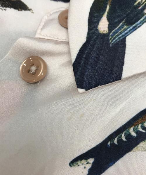 PAUL SMITH（ポールスミス）PAUL SMITH (ポールスミス) スワロウズプリント ブラウス ピンク サイズ:40の古着・服飾アイテム