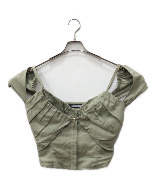 jacquemus（ジャックムス）jacquemus (ジャックムス) ビスチェ カーキ サイズ:Lの古着・服飾アイテム