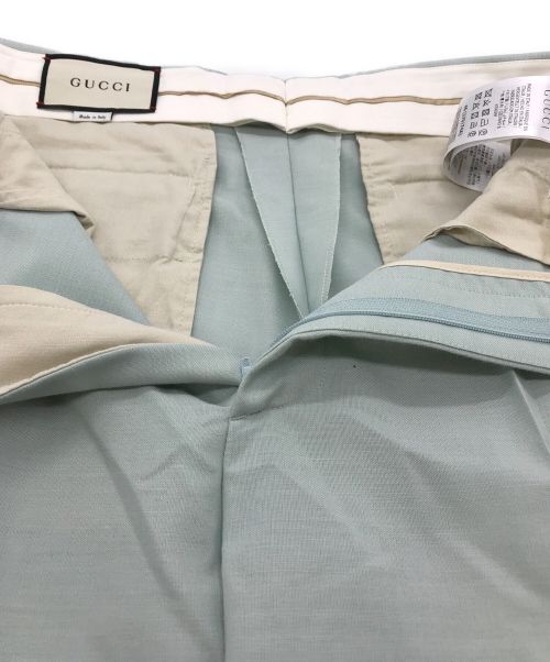 GUCCI（グッチ）GUCCI (グッチ) スラックス グリーン サイズ:46の古着・服飾アイテム