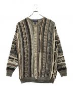 ROUNDTREE&YORKEラウンドツリーアンドヨーク）の古着「3Dニット」｜ベージュ