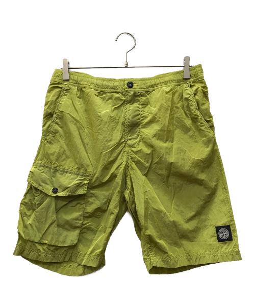 STONE ISLAND（ストーンアイランド）STONE ISLAND (ストーンアイランド) ナイロンメタルパンツ イエロー サイズ:Mの古着・服飾アイテム