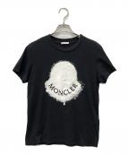MONCLERモンクレール）の古着「プリントTシャツ」｜ブラック