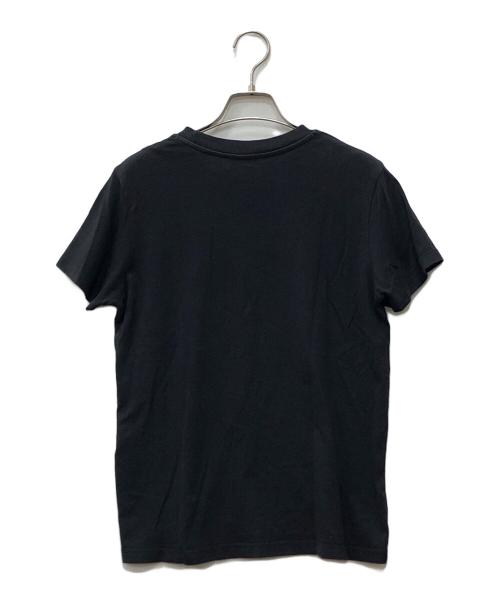 MONCLER（モンクレール）MONCLER (モンクレール) プリントTシャツ ブラック サイズ:Sの古着・服飾アイテム