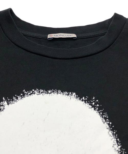 MONCLER（モンクレール）MONCLER (モンクレール) プリントTシャツ ブラック サイズ:Sの古着・服飾アイテム