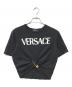 VERSACE（ヴェルサーチェ）の古着「メデューサピン Tシャツ」｜ブラック