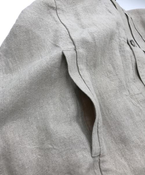 SLOW（スロウ）SLOW (スロウ) リネントラッカージャケット ベージュ サイズ:Mの古着・服飾アイテム