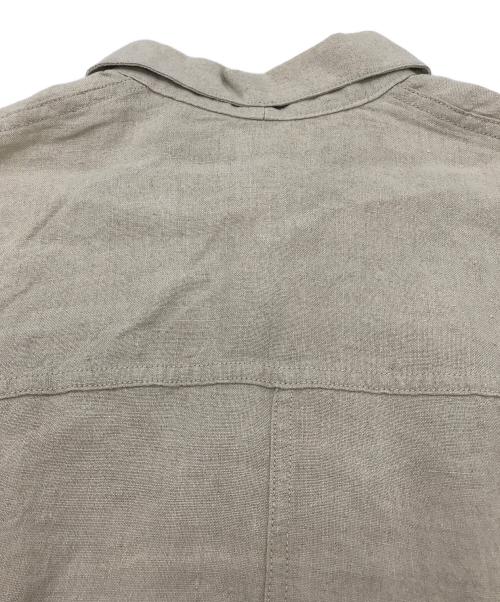 SLOW（スロウ）SLOW (スロウ) リネントラッカージャケット ベージュ サイズ:Mの古着・服飾アイテム