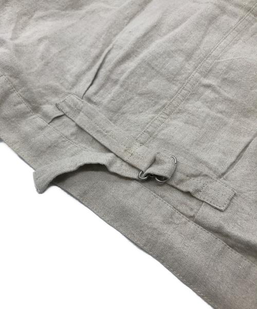 SLOW（スロウ）SLOW (スロウ) リネントラッカージャケット ベージュ サイズ:Mの古着・服飾アイテム