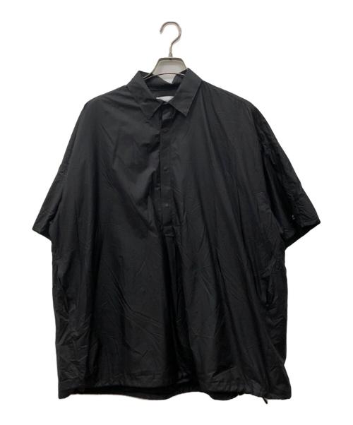 Graphpaper（グラフペーパー）Graphpaper (グラフペーパー) PERTEX QUANTUM AIR Ripstop Regular Collar Pullover ブラック サイズ:1の古着・服飾アイテム