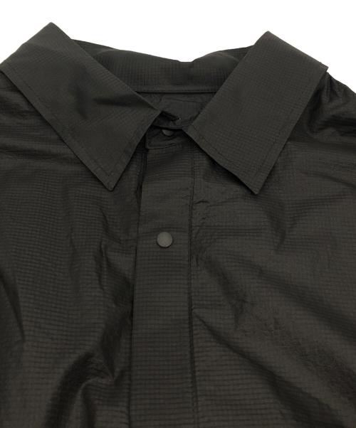 Graphpaper（グラフペーパー）Graphpaper (グラフペーパー) PERTEX QUANTUM AIR Ripstop Regular Collar Pullover ブラック サイズ:1の古着・服飾アイテム