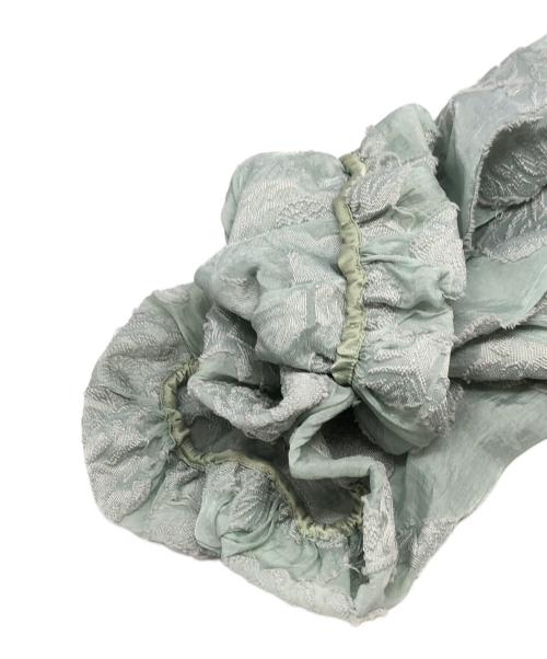 Ameri（アメリ）AMERI (アメリ) FLOWER JACQUARD STRAIGHT DRESS グリーン サイズ:Sの古着・服飾アイテム