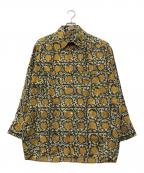 Edwina Horlエドウィナ ホール）の古着「花柄シャツ」｜グリーン