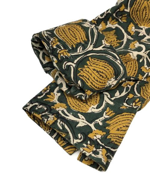 Edwina Horl（エドウィナ ホール）Edwina Horl (エドウィナ ホール) 花柄シャツ グリーン サイズ:Sの古着・服飾アイテム