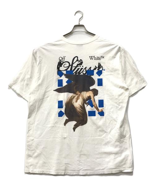 stussy（ステューシー）stussy (ステューシー) Virgil Abloh (ヴァージル・アブロー) World Tour Collection T-shirt ホワイト サイズ:XLの古着・服飾アイテム