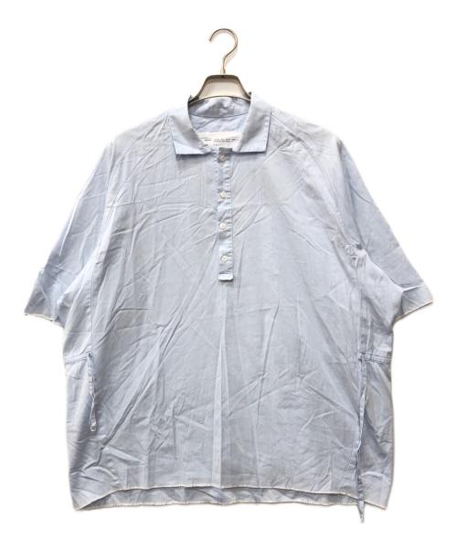 CAMIEL FORTGENS（カミエルフォートヘンス）CAMIEL FORTGENS (カミエルフォートヘンス) プルオーバーシャツ ブルー サイズ:Lの古着・服飾アイテム